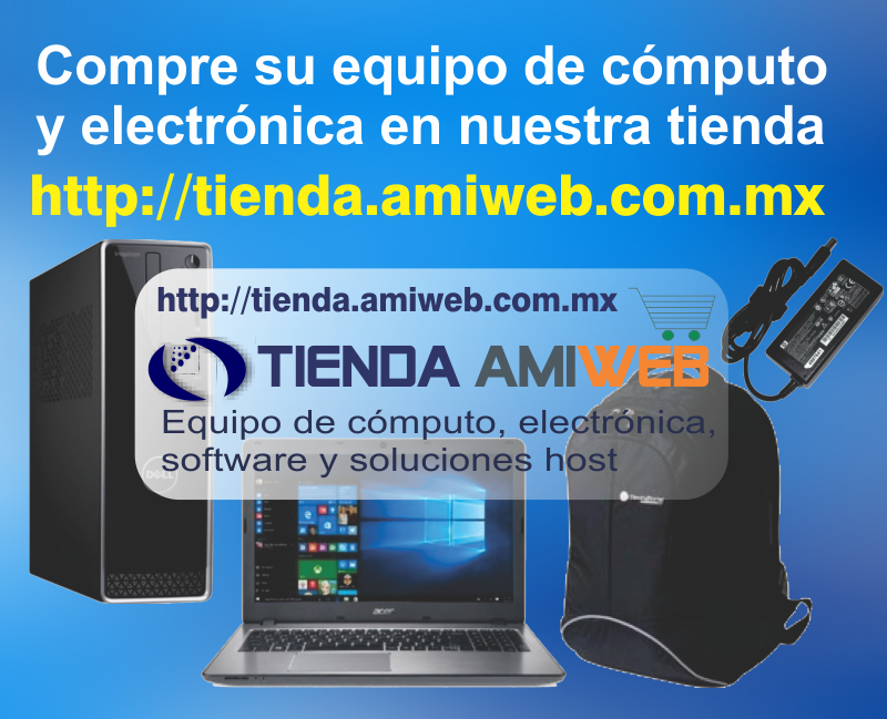 Tienda en línea de venta de equipo de cómputo y electrónica